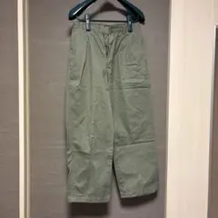 STATE LINE ワイドパンツ オリーブグリーン