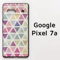 Pixel7a カバー カラフル 三角.