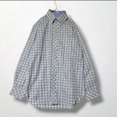 9【mcgregor】タータンチェック風 総柄 シャツ トップス メンズ L