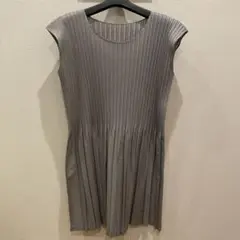PLEATS PLEASE ISSEY MIYAKE グレー チュニック