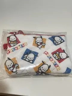 サンリオ　みんなのキルトシリーズ シークレットミニフラットポーチ　ポチャッコ