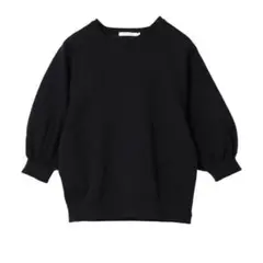 【AMERICAN HOLIC】 エコカット袖プルオーバー ブラック