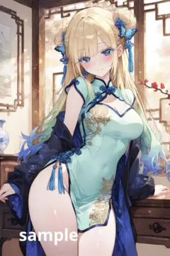AIイラスト　美女 L版サイズ 1点物 A3