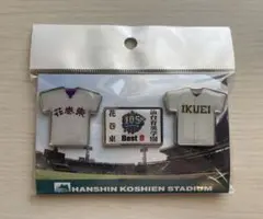 第105回全国高校野球選手権記念大会 準々決勝ピンバッジセット 仙台育英 花巻東