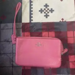 COACH ポーチ ピンク