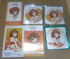学園アイドルマスター 学マス スイパラ 海の家 花海佑芽 缶バッジ 特典 カード