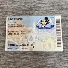 ディズニー紙チケット