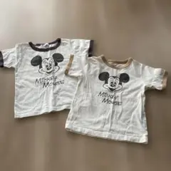 ミッキーマウス Tシャツ 兄弟　双子　お揃い