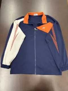 YONEX ウォームアップウェア Lサイズ ネイビー/オレンジ
