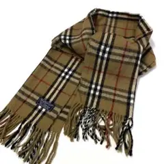 イングランド製 BURBERRY ノヴァチェック柄マフラー 143×31