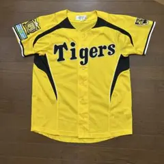 Tigers ユニフォーム イエロー 半袖　虎の刺繍ワッペン