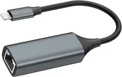 ラスト1点‼️ ライトニング有線LANアダプター 21cm グレー 1本