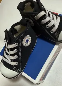 コンバース　黒　converse ベビー　スニーカー　シューズ　12cm