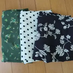 ポリエステル生地 3種類