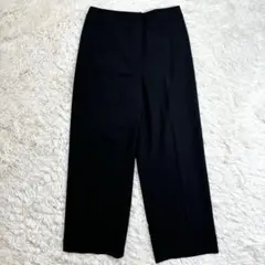 Eddie Bauer ブラック ストレッチ ワイドパンツ