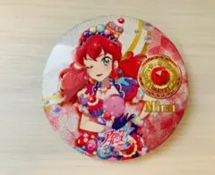 アイカツフレンズ！　明日香ミライ　グリッター缶バッジ　アイカツ