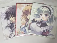 ぱれっとカフェ ましろ色シンフォニー アンジェ 小野宮結月 色紙