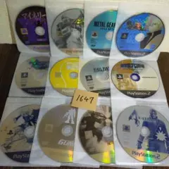 PS2ソフト12本セット【ディスクのみ被りなし】【1647】まとめ売り！送料無料