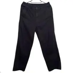 【MUJI】無印良品ワイドパンツ、ブラック