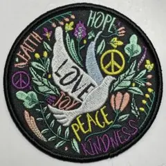 愛と平和 Peace Love Patch Club パッチクラブ フラワー 花