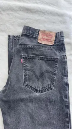 Levi's 550 リーバイスリラックスフィット ブラックデニム