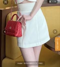 ROYAL PARTY ハイウエストミニスカート