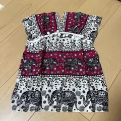 【セット】象柄シャツ＆パンツセット 3Y