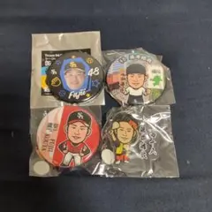 ソフトバンクホークス　藤井皓哉　缶バッジ/キーホルダーセット