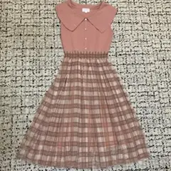 【美品】ジルスチュアート　ノースリーブ ワンピース