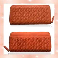 ❤格調高い洗練された高級感溢れるイントレチャート仕上げ♪❤超大収納☆長財布