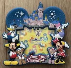 香港ディズニーランドグッズ　フォトスタンド　マグネット