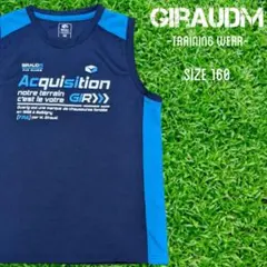 GIRAUDM ジロ―厶　タンクトップ ノ―スリーブシャツ　１６０ ネイビー