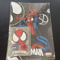 スパイダーマン クリアファイル＆バッジセット