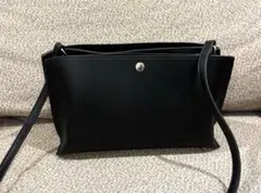 【美品】ショルダーバッグ かるいかばん ブラック 軽量