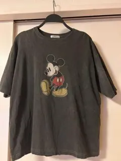 ミッキーマウス 半袖Tシャツ ダークグレー　近藤千尋