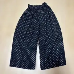 【美品】アプレレクール　ドット柄 ロングパンツ105~115cm