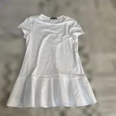 YOKO CHAN ホワイト フレアTシャツ36
