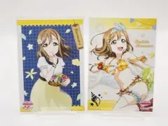 国木田花丸　L判ブロマイド２種　 Aqours 水着ver.