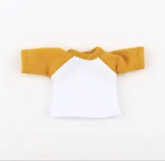 ねんどろいど服　オビツ11服　ドール服　　長袖Tシャツ　黄色