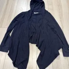 abercrombie フード付きカーディガン S/M ネイビー