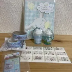 匿名発送　シナモロールset① ミラー　ちょこぶろっくしーる　チャーム　マステ