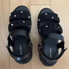 レディース ブラック サンダル