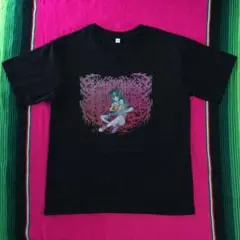 スラミングデスコア デスメタル ゴアグラインド チェーンソーちゃん Tシャツ 黒