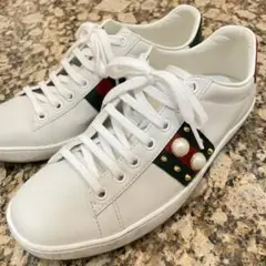 日本未発売 GUCCIスニーカー箱付き(37サイズ)