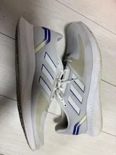 adidas ランニングシューズ ホワイト/ブルー