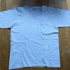 Goodwear ブルー Vネック Tシャツ L