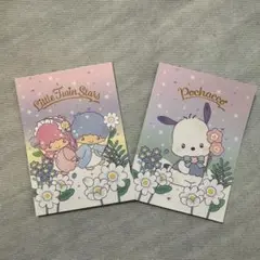 サンリオ キキララ ポチャッコ sanrio 感謝状 カード 匿名配送