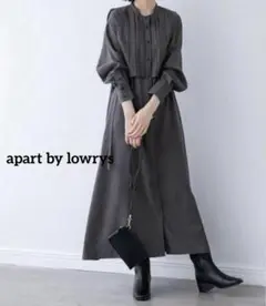 【美品】apart by lowrys ピンタックレイヤードフウワンピース M
