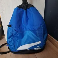 PUMA ドローストリングバッグ 青