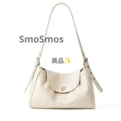 ホワイト　白　 エナメル　レザータッチ　美品　ワンショルダー
